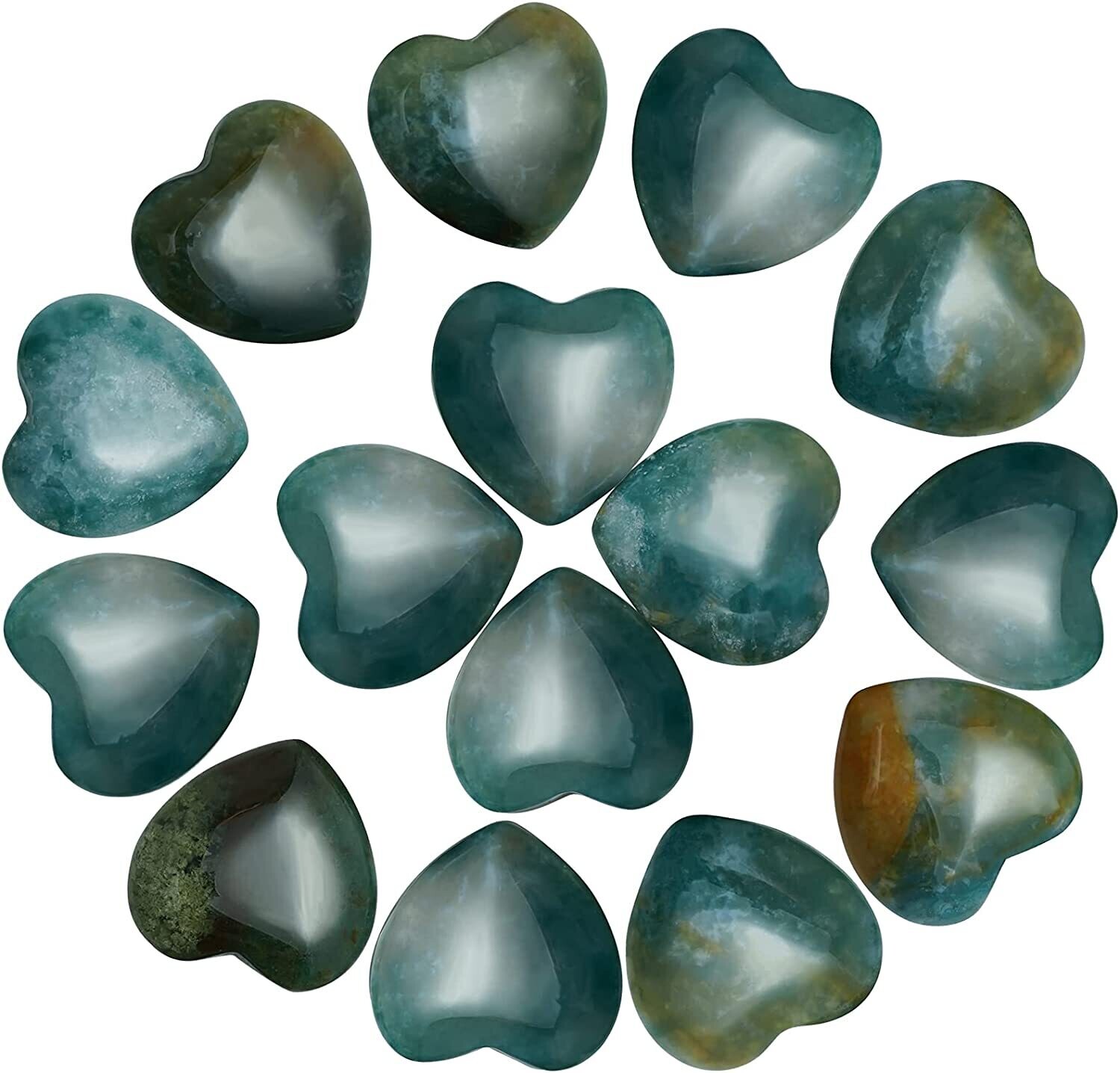 Indian Agate 0.75&quot; Mini Heart