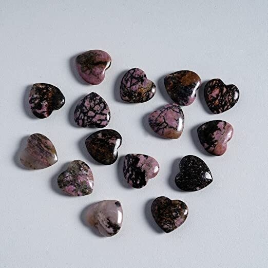 Rhodonite 0.75&quot; Mini Heart