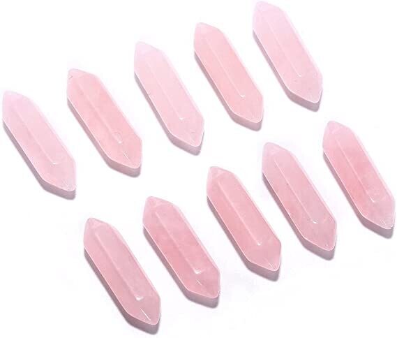 1.5&quot; Double Terminated Rose Quartz