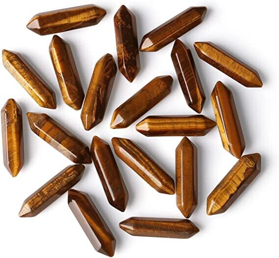 1.5&quot; Double Terminated Tiger Eye