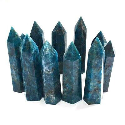 Blue Apatite Tower 2.75 - 3.75&quot; H