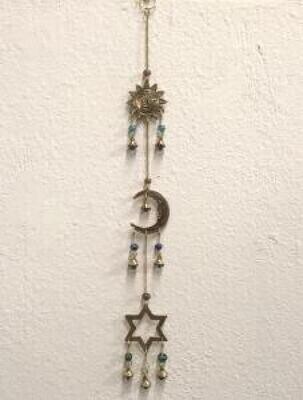 Celestial Windchime w/ Beads 21&quot;L