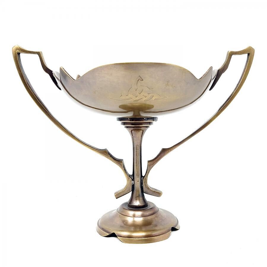 7&quot; Triquetra Egyptian Lotus Burner/Smudge Pot