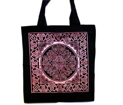 Celtic Knot Rose Color Tote Bag