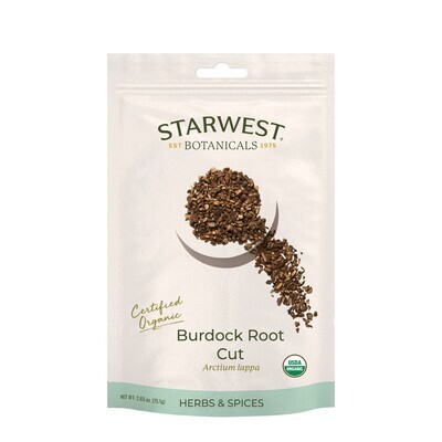 Burdock Root Cut Organic Eco-Friendly (2.65 oz)