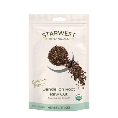 Dandelion Root Raw Cut Organic Eco-Friendly (2.65 oz)