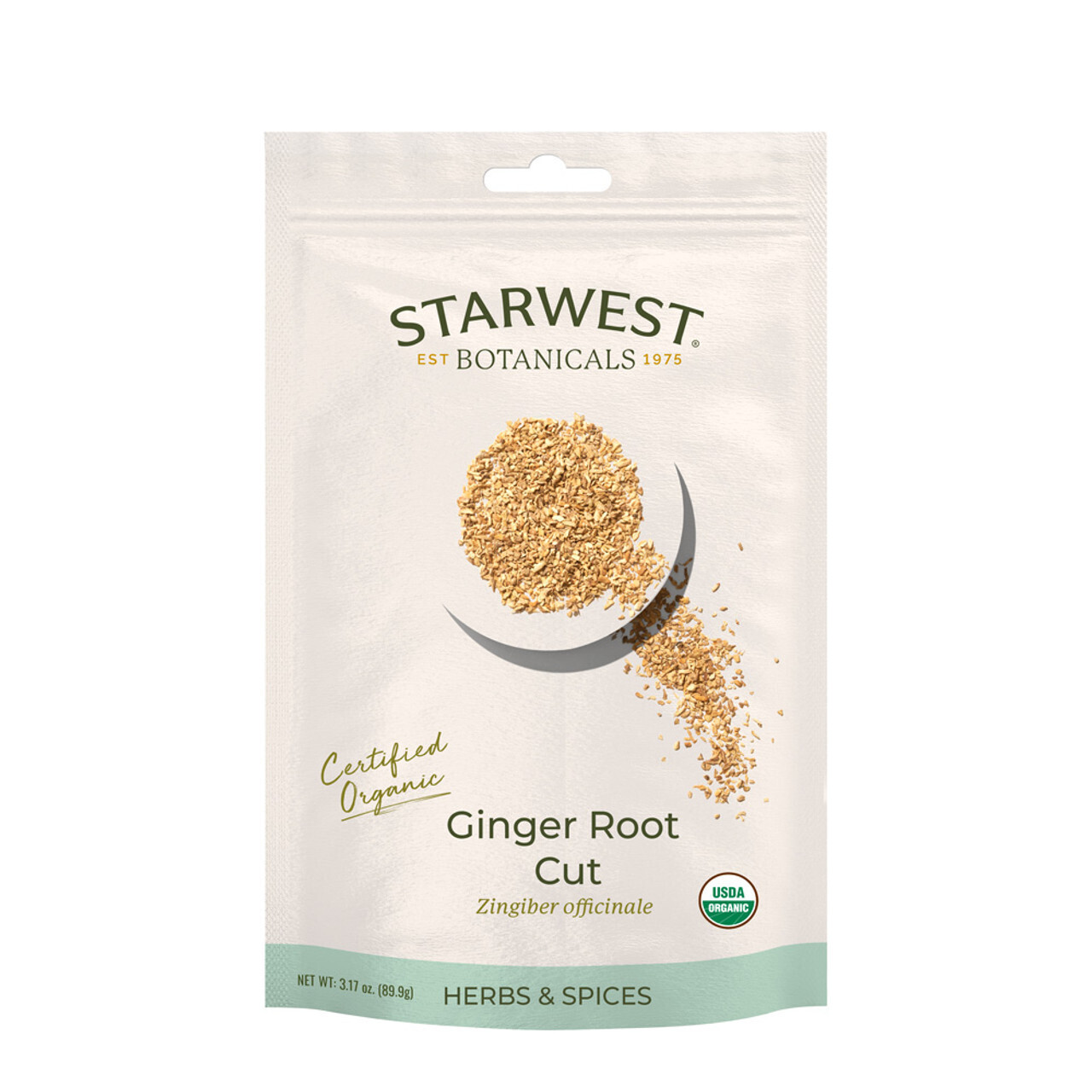 Ginger Root Cut Organic Eco-Friendly (3.17 oz)