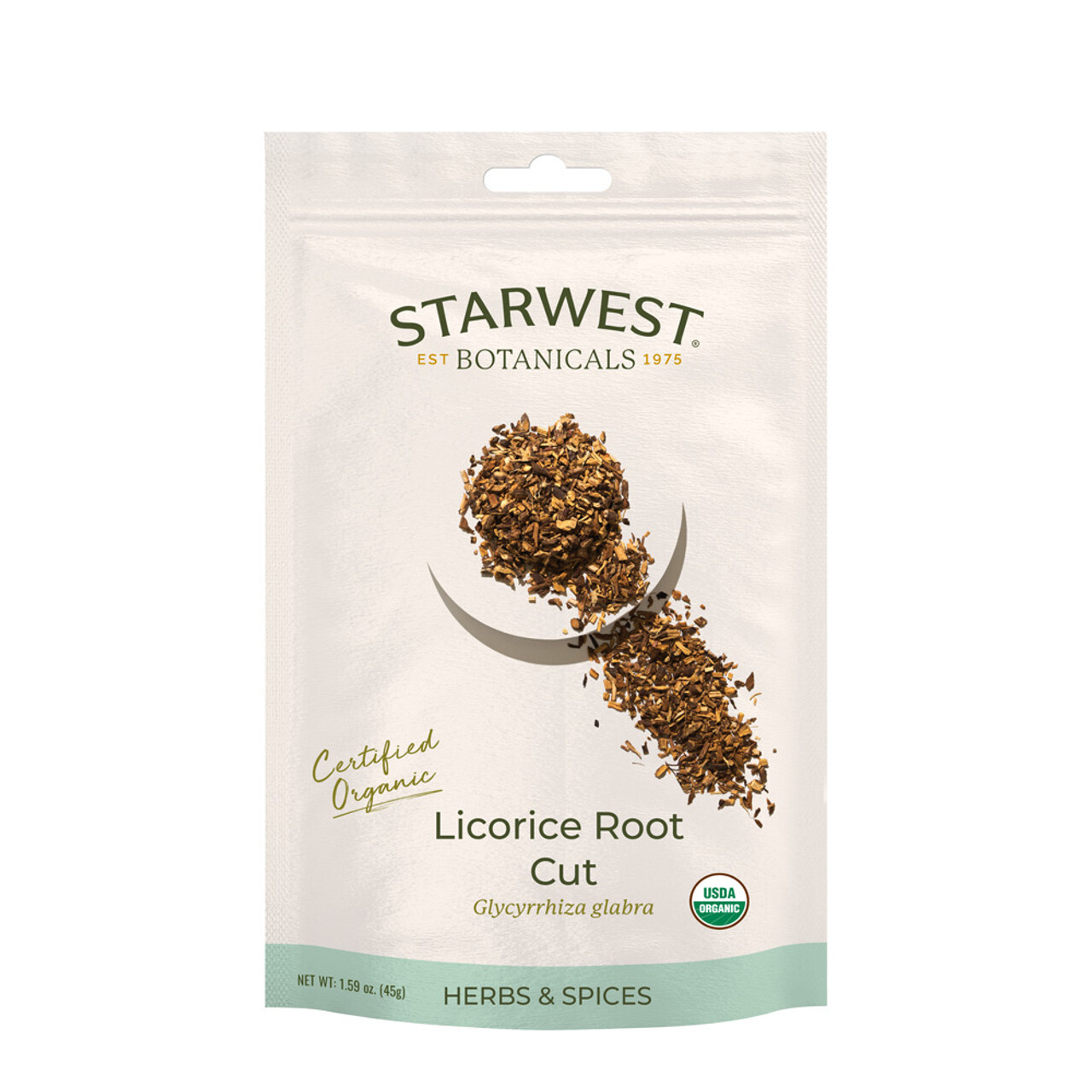 Licorice Root Cut Organic Eco-Friendly (1.59 oz)