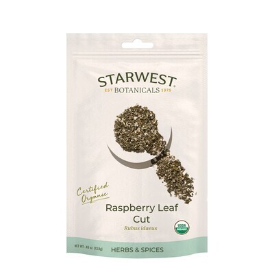 Raspberry Leaf Cut Organic Eco-Friendly (.49 oz)