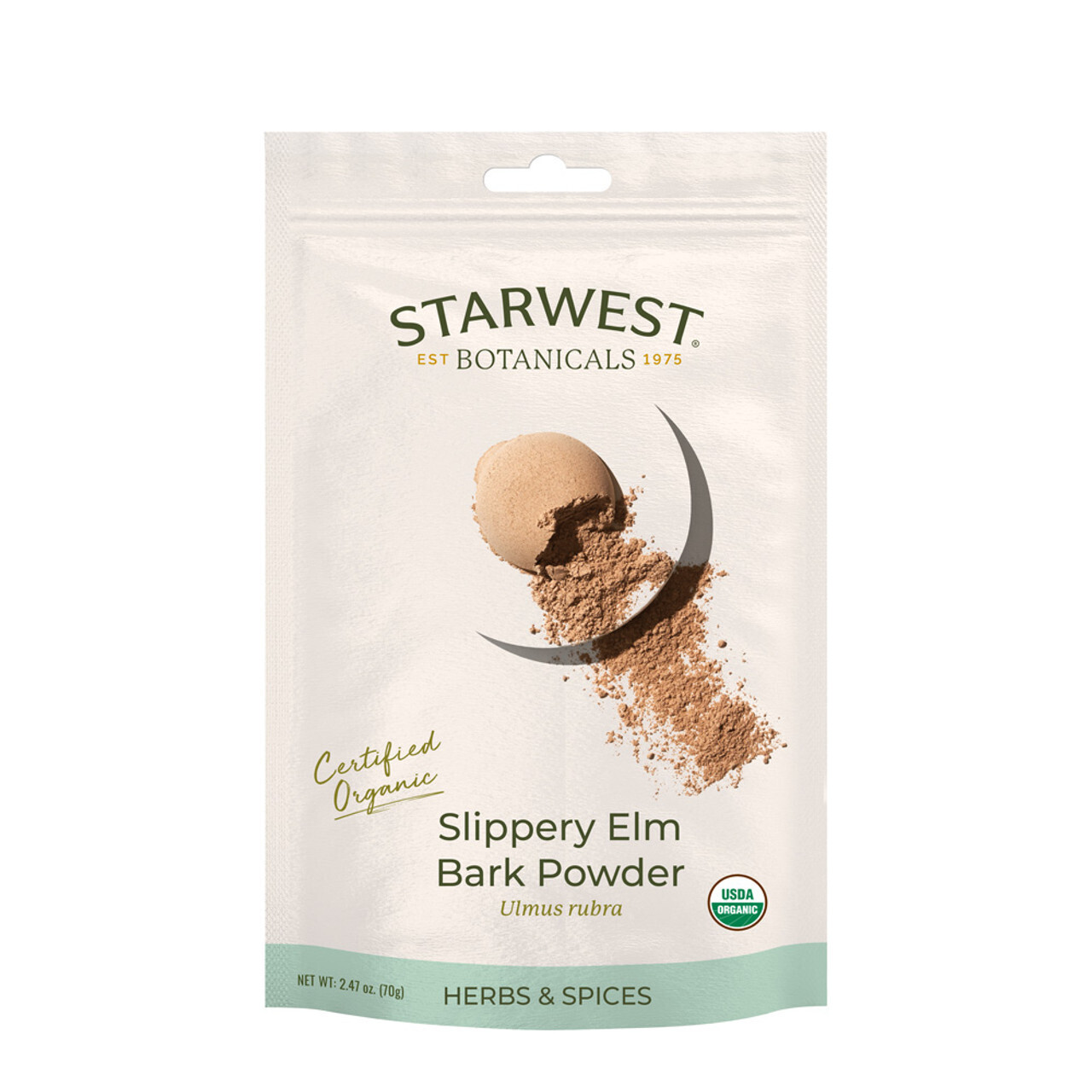 Slippery Elm Bark Powder Organic Eco-Friendly (2.47 oz)