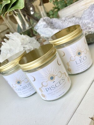 Gold Lid Zodiac Moon Phase Soy Candle