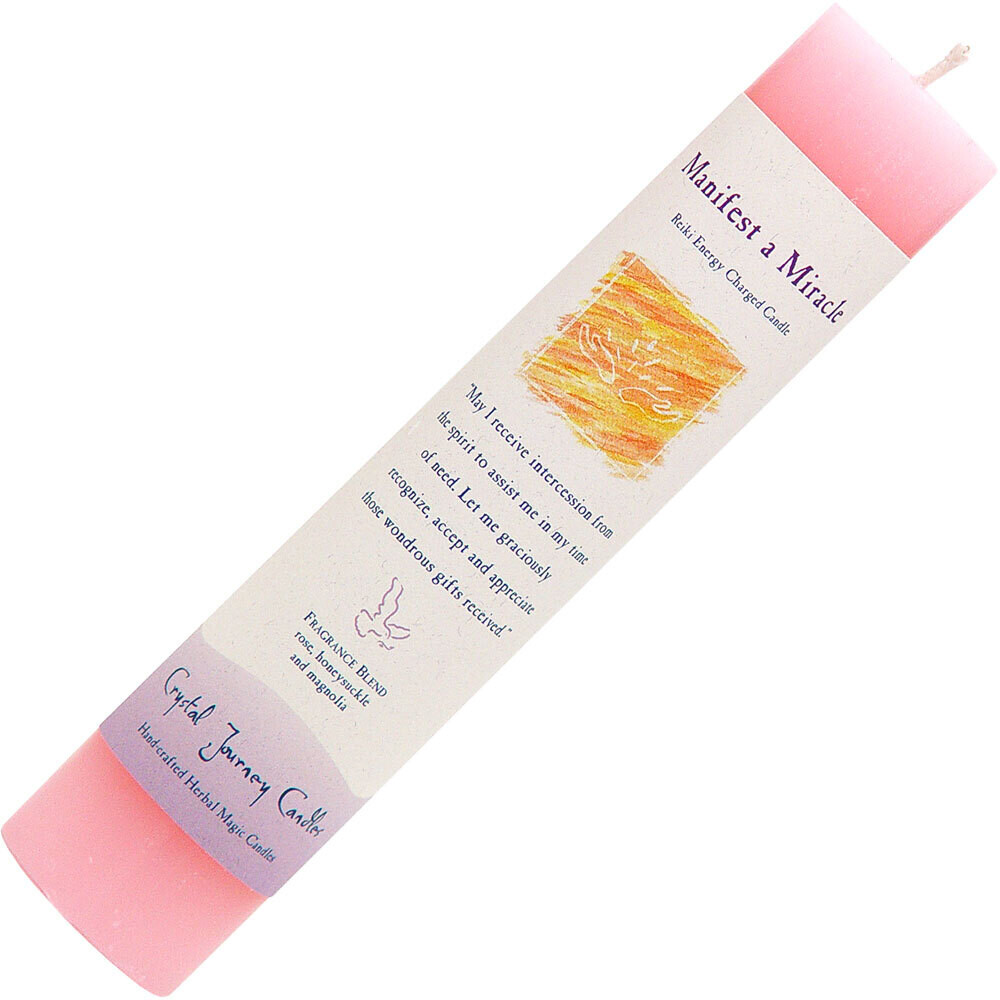 Manifest a Miracle Reiki Pillar