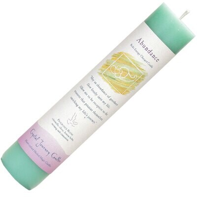Abundance Reiki Energy Pillar Candle
