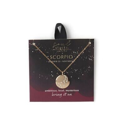 Scorpio Star Sign Pendant