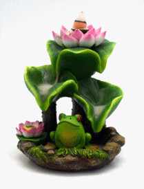 Frog &amp; Lily Back Flow Burner
