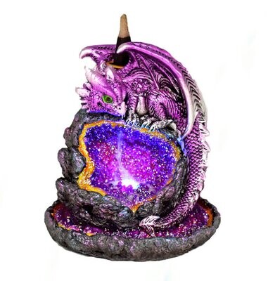 5.5&quot; Purple Baby Dragon LED Back Flow Burner