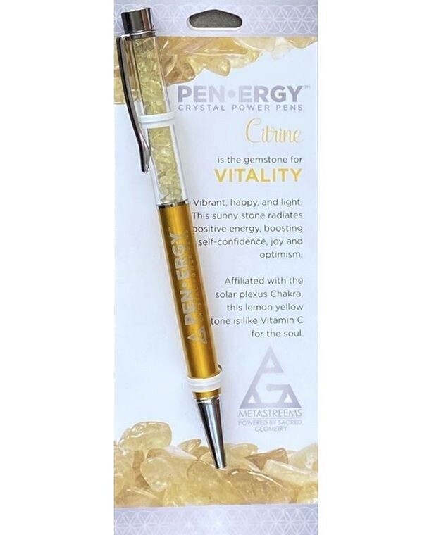 Citrine Crystal PenErgy - Vitality
