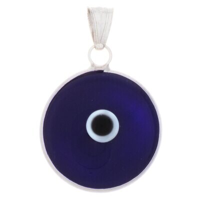 Sterling 16mm Medium Evil Eye Pendant