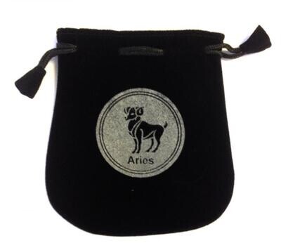 Aries Sign Velvet Bag