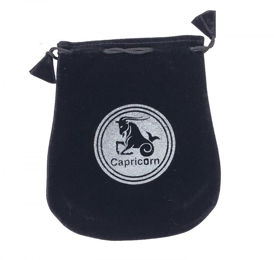 Capricorn Sign Velvet Bag