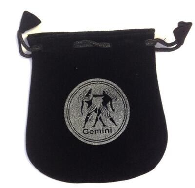 Gemini Sign Velvet Bag