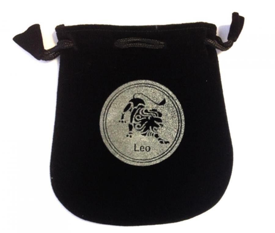 Leo Sign Velvet Bag
