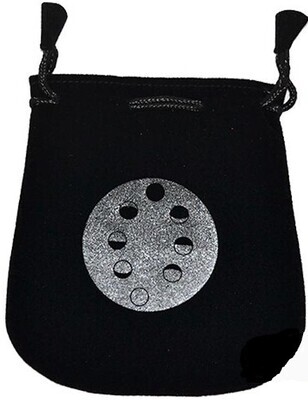 Moon Phases Velvet Bag