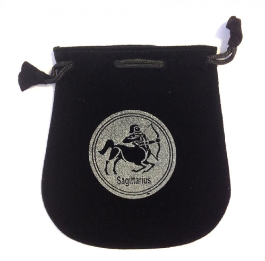 Sagittarius Sign Velvet Bag