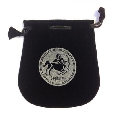 Sagittarius Sign Velvet Bag