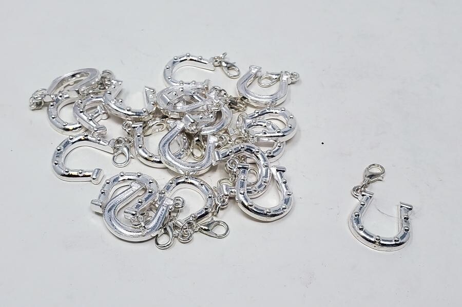 Horseshoe Charm w/ Clip