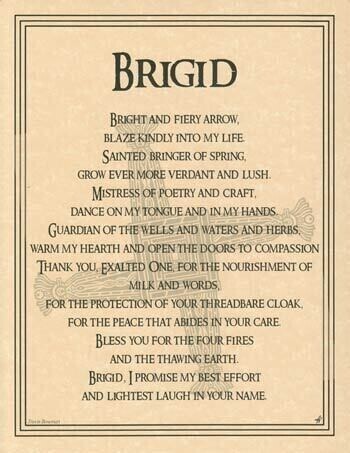 11&quot; BRIGID POSTER