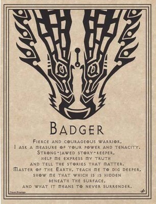 11&quot; Badger Prayer Poster