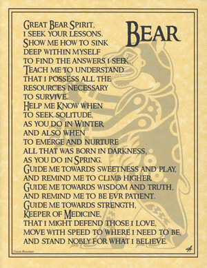 11&quot; Bear Prayer Poster