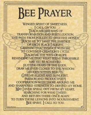 11&quot; Bee Prayer Poster