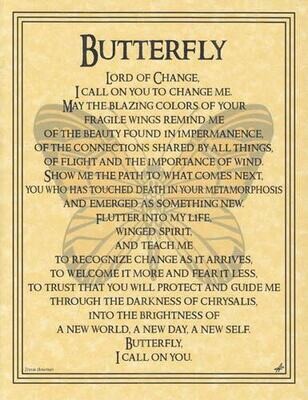 11&quot; Butterfly Prayer Poster