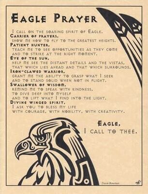 11&quot; Eagle Prayer Poster