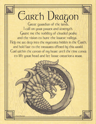 11&quot; Earth Dragon Poster