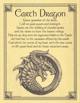11&quot; Earth Dragon Poster