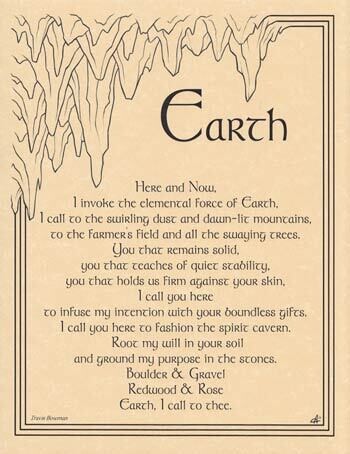 11&quot; Earth Invocation Poster