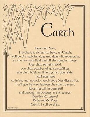 11&quot; Earth Invocation Poster