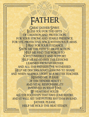 11&quot; Great Father Spirit Poster