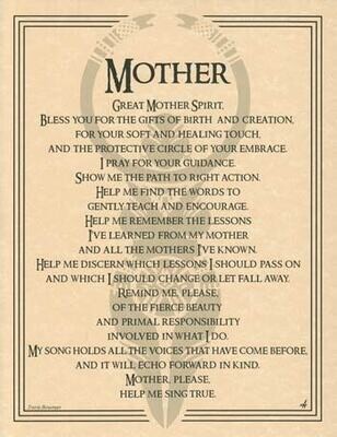 11&quot; Great Mother Spirit Poster