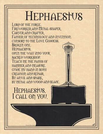 11&quot; Hephaestus Poster