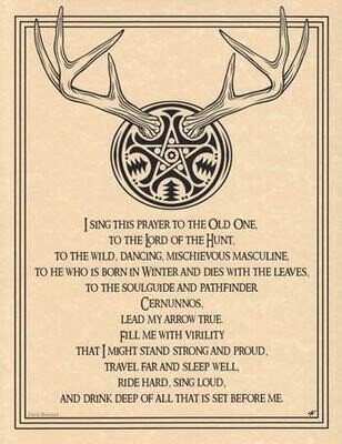 11&quot; Horned Lord (Cernunnos) Poster
