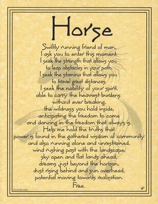 11&quot; Horse Prayer Poster