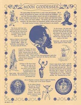 11&quot; Moon Goddess Poster