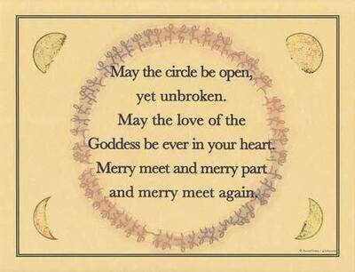 11&quot; May The Circle Be Open Yet Unbroken Poster