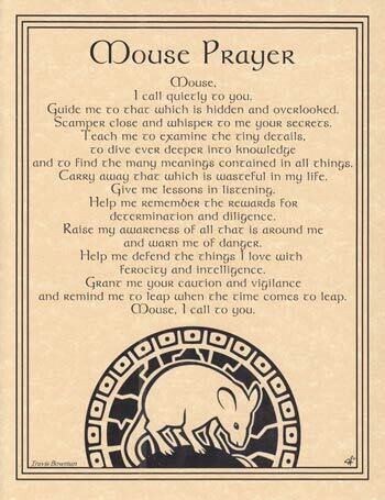 11&quot; Mouse Prayer Poster