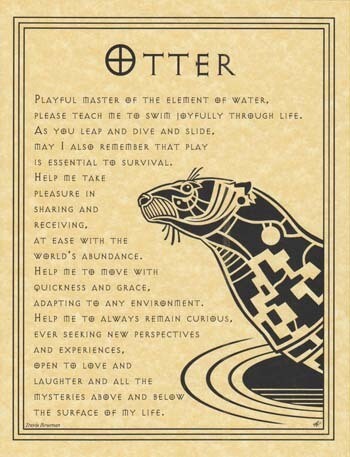 11&quot; Otter Prayer Poster