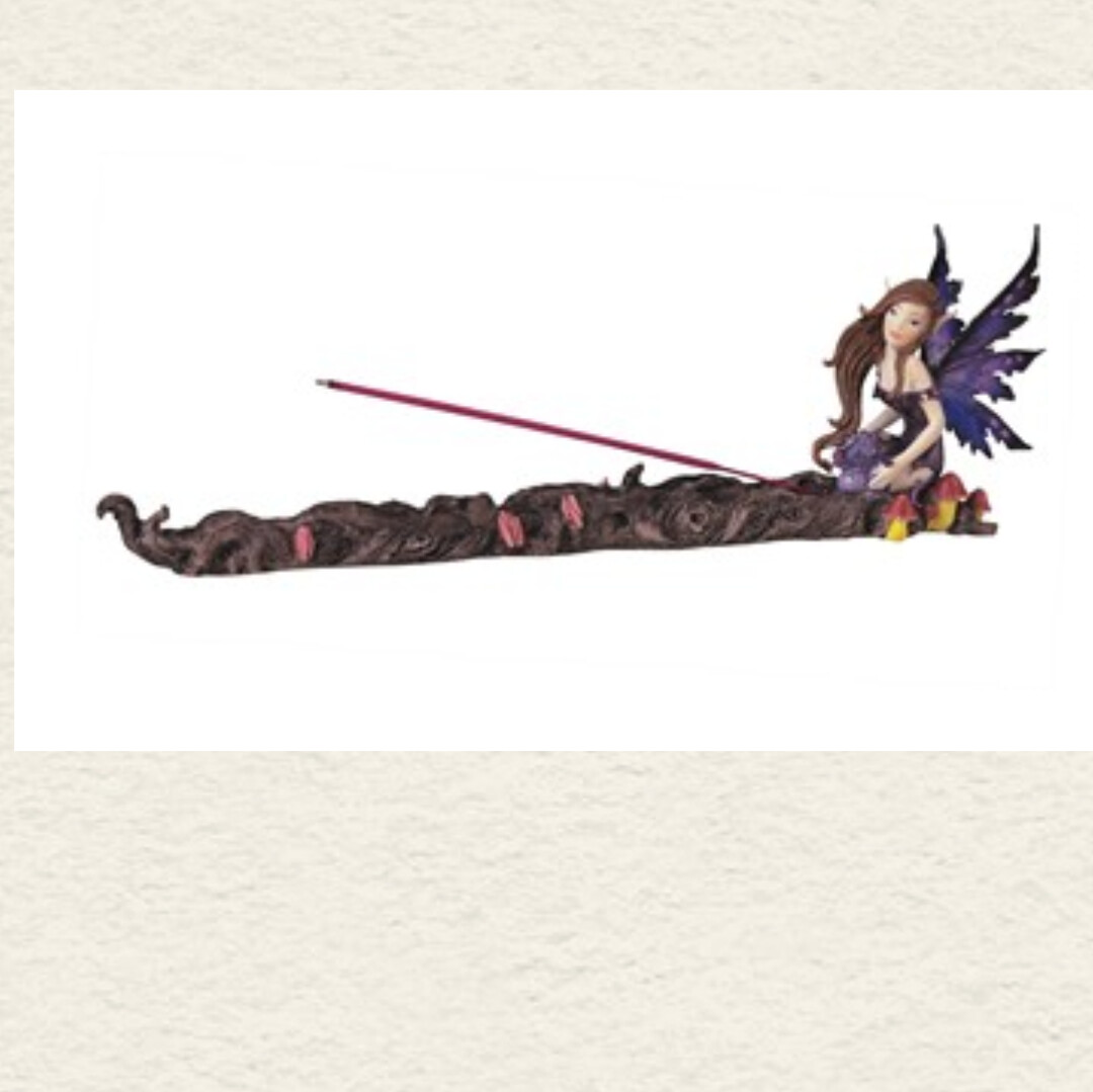 13&quot; Purple Fairy Incense Burner